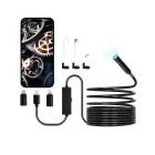 Cámara Endoscópica HD VEVOR IP67 con 8 LEDs para Android/iOS