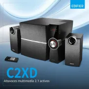 Sistema de altavoces Edifier C2XD 2.1 con mando y 53W