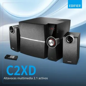 Sistema de altavoces Edifier C2XD 2.1 con mando y 53W
