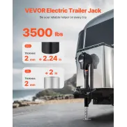 Gato Eléctrico para Remolque 7 Pines - Carga 1588 kg