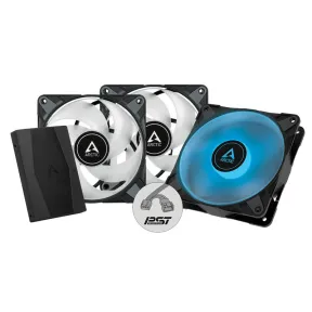 Ventiladores RGB Arctic P12 PWM PST 120mm - Triple Pack