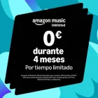 Amazon Music Unlimited: 4 meses para Individual o Familiar