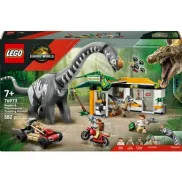 Raptor y Titanosaurus en LEGO Jurassic World: Misión de Seguimiento