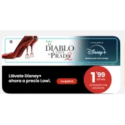 Lowi: Disney + por solo 1.99€