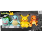 Figuras de Vinilo Pokémon - Pack de 4 (Pikachu, Bulbasaur, Squirtle, Charmander)
