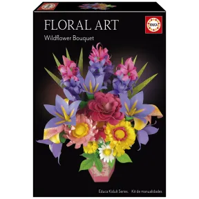 Kit Floral Art para Crear 19 Flores Silvestres de Papel