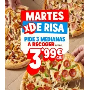 Medianas a 3'99€ en Domino's Pizza: 3 o más para recoger