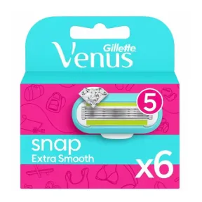 Cuchillas de Recambio Gillette Venus Extra Smooth Snap Pack 6