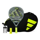 Pala Neuvortx Yellow, Pack Adidas con Control Dry y Grip