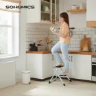SONGMICS Escalera de 2 Escalones Práctica y Compacta