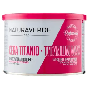 Cera depilatoria Naturaverde con dióxido de titanio
