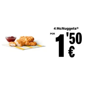 Oferta semanal: 4 McNuggets en McDonald’s