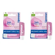 Bálsamo Labial Rosa X2 Liposan Soft - Recompra
