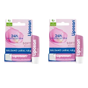 Bálsamo Labial Rosa X2 Liposan Soft - Recompra