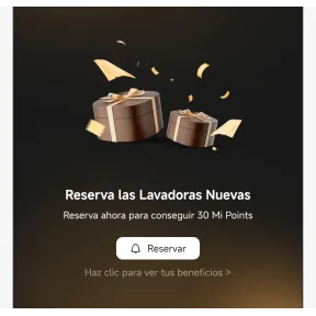 Gana GRATIS Mi Points al reservar un producto en Xiaomi