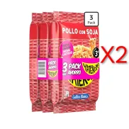 Pack de 3 unidades Yatekomo Pollo Soja Gallina Blanca
