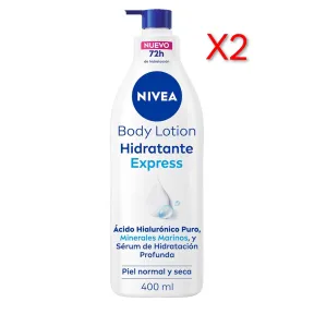 Loción Corporal NIVEA Express - 72h Hidratación - 400 ml