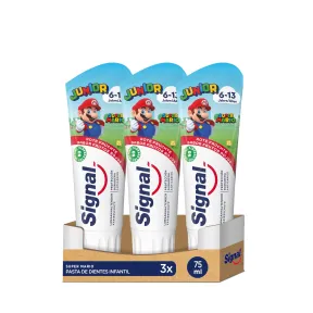 Pasta de Dientes Junior Signal Frutos Rojos 75ml 6-13 años