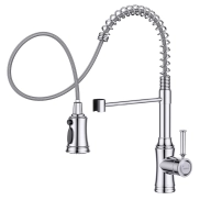 Grifo extraíble de cocina con 3 modos de rociado