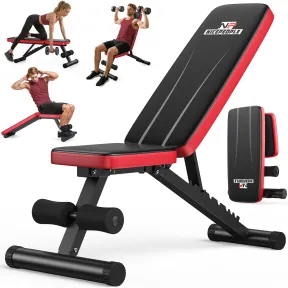 Banco de entrenamiento ajustable para gimnasio en casa