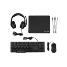 Combo 4 en 1 The G-Lab Sulfur - Negro para Gaming