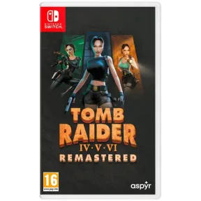 Tomb Raider Remastered IV-VI con Lara Croft para Switch