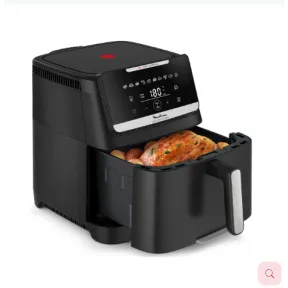 Freidora de aire 7L MOULINEX EZ8428 Silence, 1800W, 10 programas.