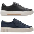 Clarks Hollyhock Walk: Zapatillas de piel elegantes