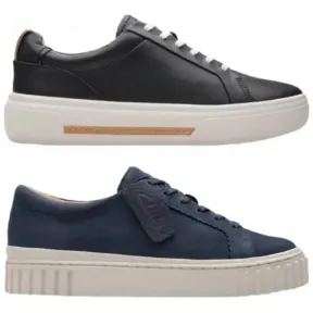 Clarks Hollyhock Walk: Zapatillas de piel elegantes