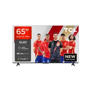 TCL 65" QLED 4K UHD Smart TV con Dolby Vision y Google TV