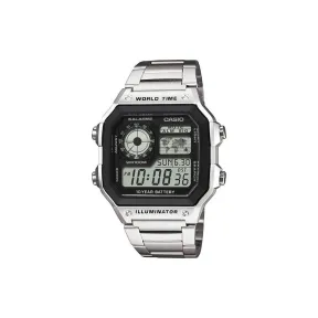 Reloj digital Casio AE-1200WHD-1AVEF en acero inoxidable