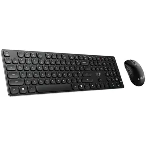Combo Inalámbrico MSI Forge K210 Teclado y Ratón Negro