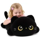 Peluche Kawaii Gato Negro Mewaii de 50 cm