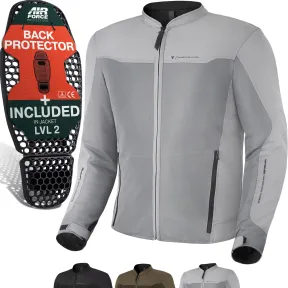 Chaqueta de Moto Hombre AirForce SHIMA con Protección Espalda