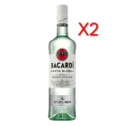 BACARDÍ Carta Blanca Ron Blanco 1L, ideal para mezclar