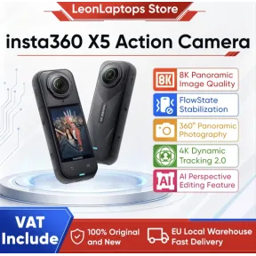 Insta360 X5: Cámara de acción innovadora y versátil.