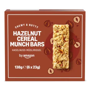 Barritas de Cereal con Avellanas 138g - Amazon