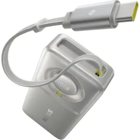 Power Bank 10000 mAh Baseus Free2Pull 30W Gris lunar