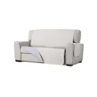 Cubre sofá antideslizante gris claro 3 plazas 160 cm CASAMODA