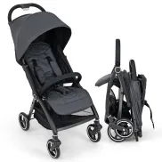 Silla de Paseo Plegable con Respaldo Ajustable y Capota