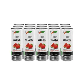 Celsius Pack 12 Bebida Energética Sin Azúcar Fresa Sandía