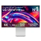 Monitor LG 32'' 6K Plateado 32U990A-S