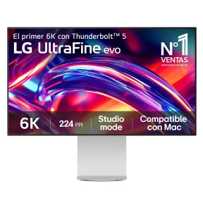 Monitor LG 32'' 6K Plateado 32U990A-S