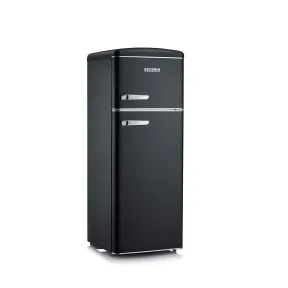 Frigorífico negro Severin RKG 8932, 206 L, 2 puertas