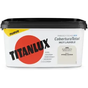 Pintura Total Titanlux 4L Blanco Roto para Paredes