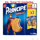 Galletas Príncipe Original de Chocolate, Pack 3 x 300g
