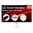 Monitor LG 31.5" Smart Full HD 120 Hz, Altavoces, Blanco