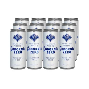 Pack de 12 latas de codorníu Zero espumoso sin alcohol