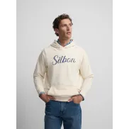 Sudadera vintage crema con capucha Silbon - Varias tallas.