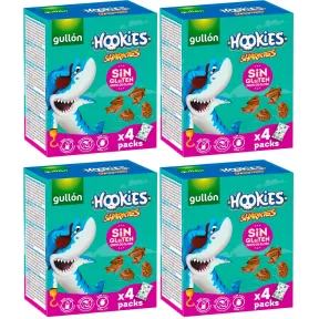 Gullón Hookies Mini Sharkies: Galletas Sin Gluten 160g